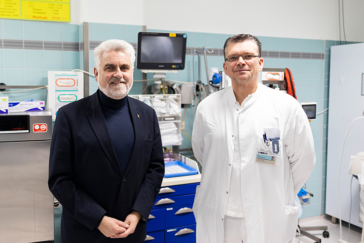 Wissenschaftsminister Prof. Dr. Armin Willingmann und Leiter der ZNA Dr. Tobias Hofmann